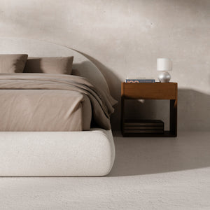 RECCI AirFrame™ Bed Frame with Half-Moon Headboard