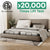 Adjustable Bed Base with Wireless Remote, Adjustable Leg Heights Bed Frame