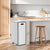 16 Gallon Dual Garbage Bin Recycle Combo, Slim Stainless Steel, 60L Trash Bin for Kitchen/Office, Silver
