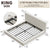 RECCI Cloud Upholstered Bed Frame with Headboard, 5 Inch Foam Padded Platform, No Box Spring, Easy Assembly