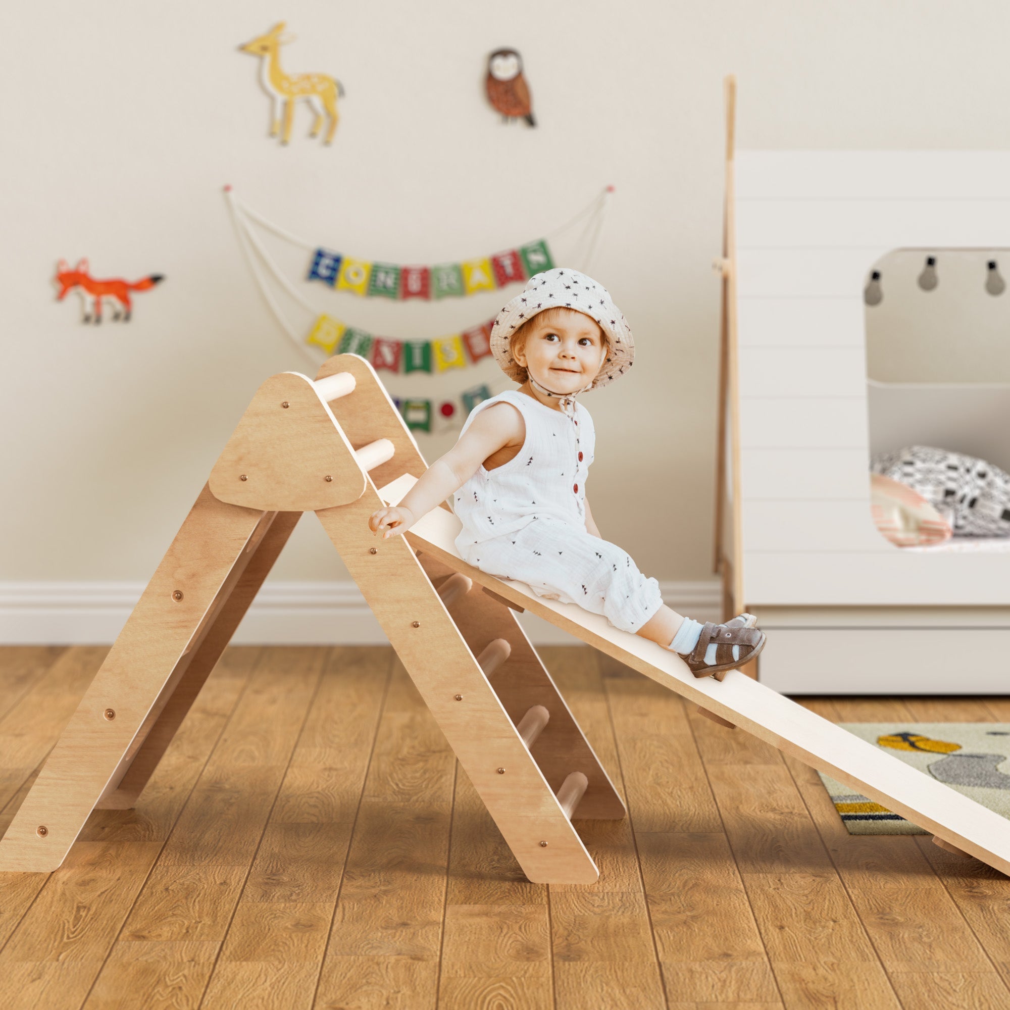 2-in-1-wooden-climbing-toys-for-toddlers-foldable-pikler-triangle-climber-with-ramp-for-sliding-or-climbing-oak