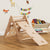 2-in-1-wooden-climbing-toys-for-toddlers-foldable-pikler-triangle-climber-with-ramp-for-sliding-or-climbing-oak